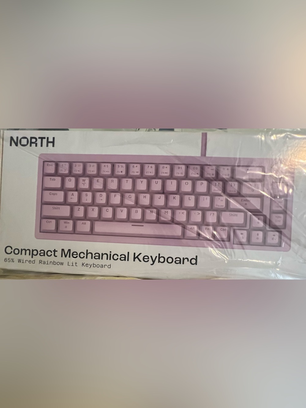 North Compact Mechanical Keyboard Pink